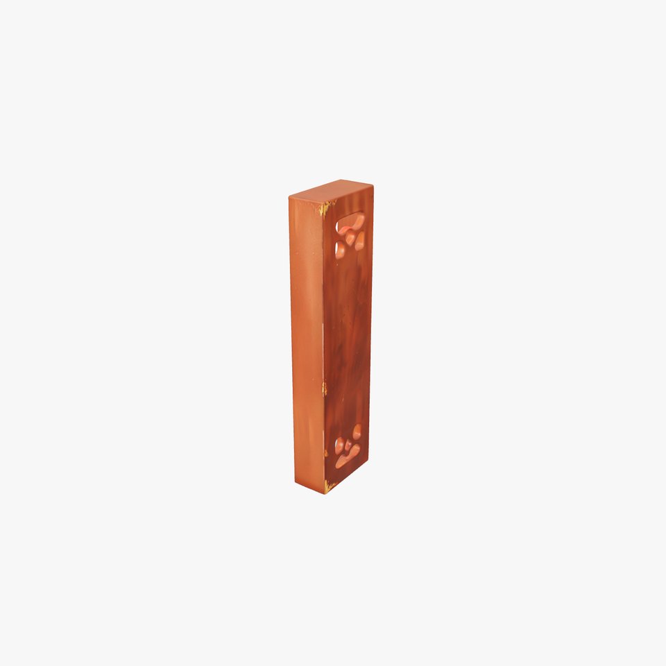 Decorative Rusty Metal Sign Model Pack
